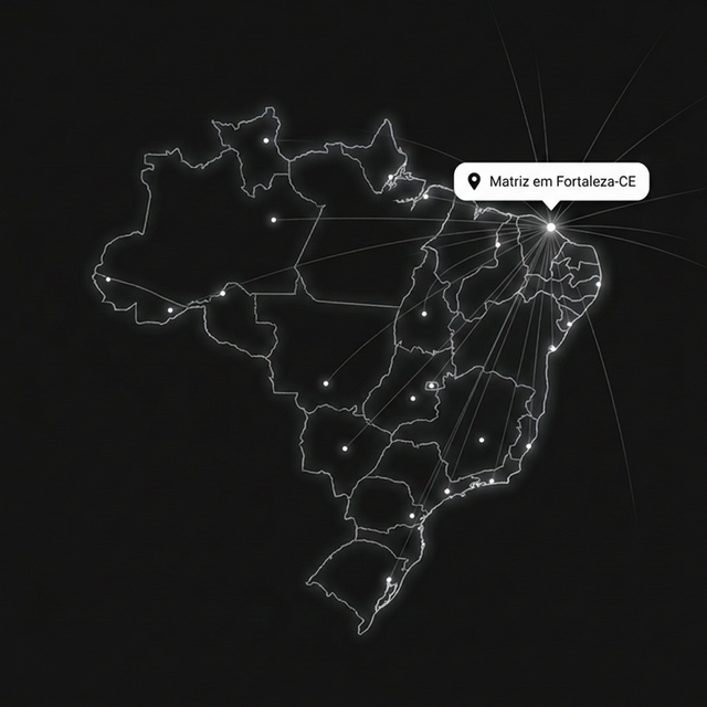 Mapa de Atuação no Brasil